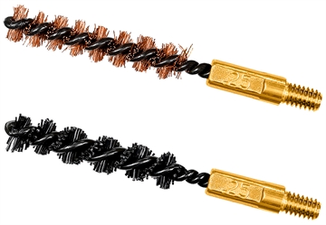 Picture of Otis Bore Brush Set 6mm/250/243/257 Cal 8-32" Thread 2" Long Bronze/Nylon Bristles 2 Per Pkg FG325NB