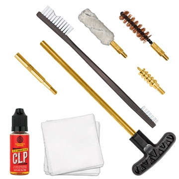 Picture of Otis 9mm Cleaning Kit For Pistol 9mm/.375/.38 Cal Yellow Plastic Box Case FGSRS9MM