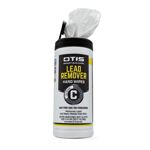 Picture of Otis Lead Cleaning Hand Wipes Cleans Lead & Metals from Skin 40 Count Can FG40CLRW