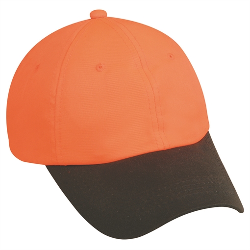 Picture of Outdoor Cap Outdoor Cap 6 Panel Waxed Cotton Hat Blaze Orange/Brown 553IS