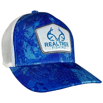 Picture of Outdoor Cap Realtree Fishing Wav3/White Mesh Back w/Woven Realtree label RTF03A WW