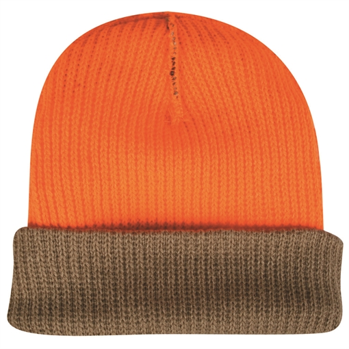Picture of Outdoor Cap Outdoor Cap Reversible Knit Beanie Camouflage/Blaze KR-500 KR500