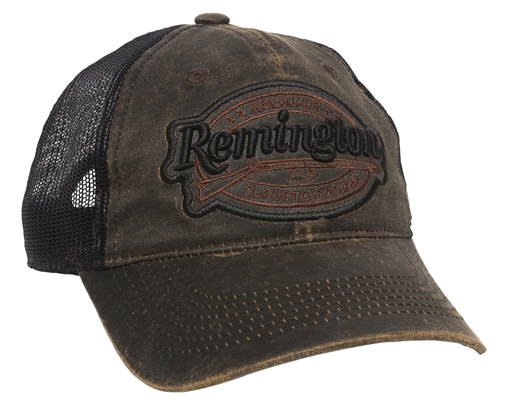 Picture of Outdoor Cap Remington Cap Cotton Black/Brown Unstructured OSFA RM17A