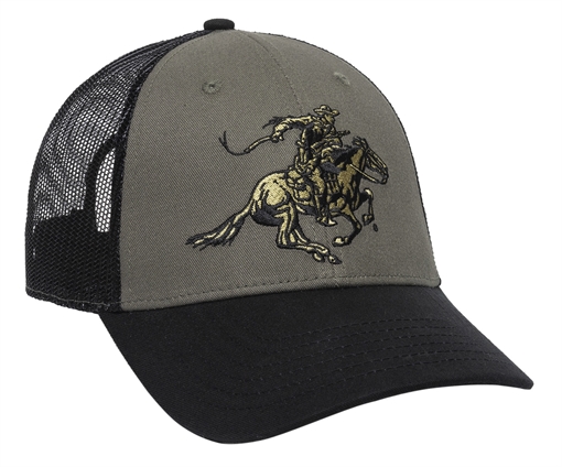 Picture of Outdoor Cap Winchester Cap Cotton Twill Black/Olive Structured OSFA WIN05C