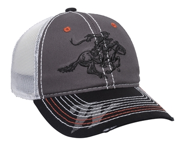 Picture of Outdoor Cap Winchester Cap Cotton Twill Black/Charcoal/White Unstructured OSFA WIN35B
