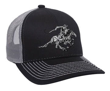 Picture of Outdoor Cap Winchester Cap Cotton Twill Black/Light Gray Structured OSFA WIN46B