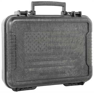 Picture of Outdoor Connection Molded Pistol Case 11" Long Black w/US Flag Polypropylene 10017