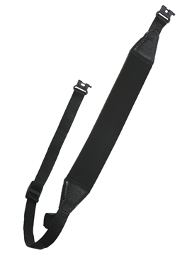 Picture of Outdoor Connection Elite Sling Black Leather/Neoprene Adjustable Rifle/Shotgun NDS90063