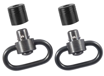Picture of Outdoor Connection Push Button Swivel Set 1" Black Steel PBS19121
