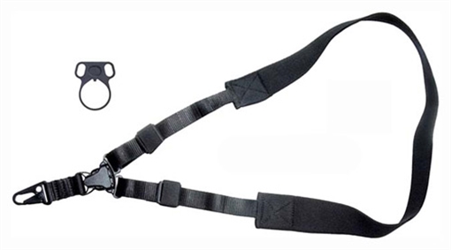 Picture of TOC TACTICAL SLING SINGLE POINT W/ADAPTER BLACK SPTK2-28409