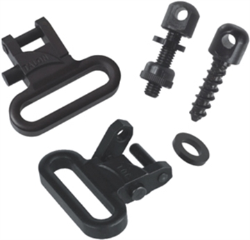 Picture of TOC TALON 1" SWIVELS & SCREW SET QUICK RELEASE STEEL BLACK 79410