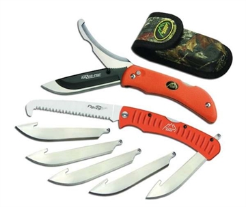 Picture of OUTDOOR EDGE 3.5IN RAZOR-PRO G/SAW COMBO ORANGE 6 BLADES 10 PER CASE ( BOX ) ROC-30