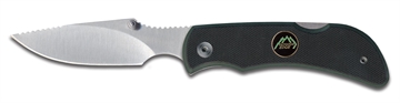 Picture of Outdoor Edge Caper Lite 2.50" Folding Plain AUS8 SS Blade G10 Black Handle CL10C