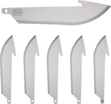 Picture of Outdoor Edge Outdoor Edge Drop Point Replacement Blades Stainless 2.2 in. 6 pk. RR22-6C RR226C
