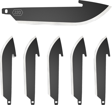 Picture of Outdoor Edge Outdoor Edge Drop Point Replacement Blades Black 2.2 in. 6 pk. RR22K-6C RR22K6C