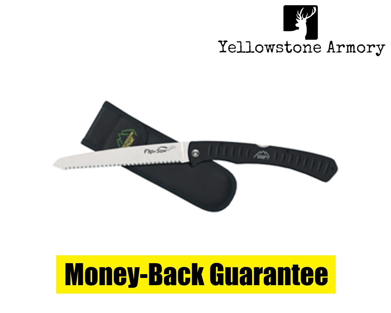 OUTDOOR EDGE FLIP N'SAW 7" S/S BLACK W/NYLON SHEATH FW70-img-0