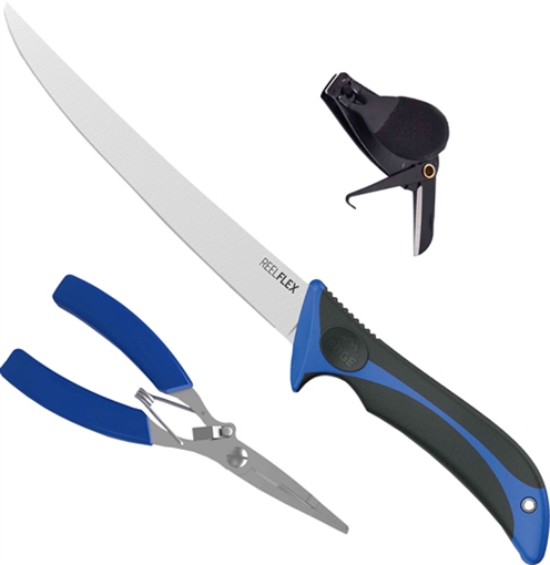 Picture of OUTDOOR EDGE REEL FLEX FILLET & PLIERS WITH SHEATH PROMO! P24RF75PNC
