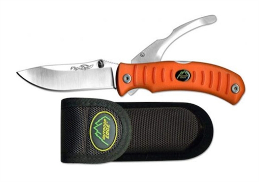 Picture of OUTDOOR EDGE FLIP N BLAZE SKINNER/GUTTER ORNG FZB-20