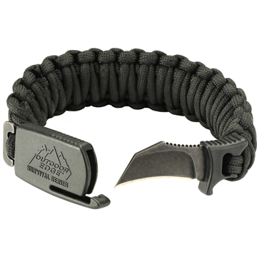 Picture of OUTDOOR EDGE PARACLAW BRACELET BLACK MEDIUM PCK-80C