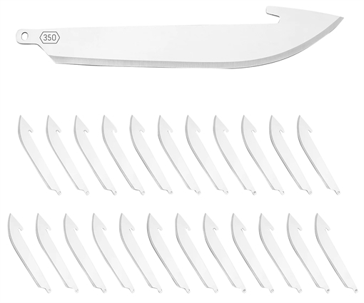 Picture of Outdoor Edge RR3524 Replacement Blades 350 24 Blades, Drop Point 3.50" 420J2 SS Blade RR3524 RR35-24