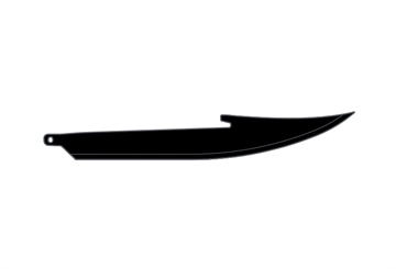 Picture of Outdoor Edge Edge Boning/Filet Blades, Plain Edge, 5" Blades, 420J2 Stainless Steel, Black Oxide Finish, Black, 6 Pack RR50K-6C RR50K6C