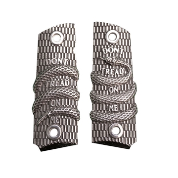 Picture of Outshine Designs 1911 Sterling Silver Don't Tread on Me Pistol Grip ODG001