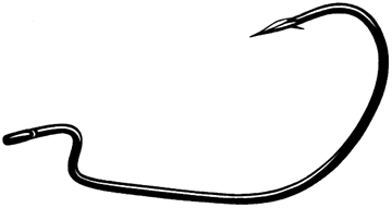 Picture of OWNER J WORM 3/0 BLK CHROME 5PK 10CTN 5140-131