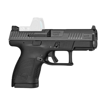 Picture of CZ P-10S, Striker Fired, Semi-automatic, Polymer Frame Pistol, Sub-Compact, 9MM, 3.5" Barrel, Nitride Finish, Black, Fixed Sights, Optic Ready, 10 Rounds, 2 Magazines 01568