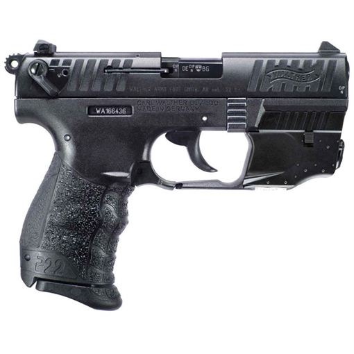 Picture of WALTHER P22QD LASER HGA 22LR 3.42IN BBL BLACK PLY FRAME SLIDE 2-10RD MAG 5120729