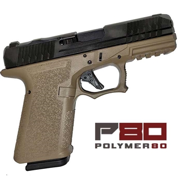 Picture of POLYMER 80 P80 C 9mm 4in 15Rd OCS BK/FDE P80-PFC9-CMP-OCS-FDE