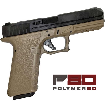 Picture of POLYMER 80 P80 FS 9MM 4.5i 17R OCS BK/FDE P80-PFS9-CMP-OCS-FDE