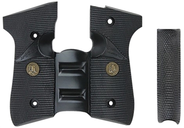 Picture of Pachmayr Signature Grip Wraparound Black Rubber with Backstrap & Finger Grooves for Beretta 92FS, 96FS 02500