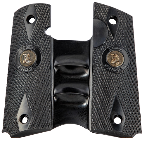 Picture of Pachmayr Grip, Signature, Fits Colt 1911 Gripper, Fits with Finger Grooves, Black 5008 05008