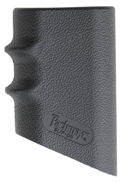 Picture of Pachmayr 05106 Slip-On Grips Size 2 w/Finger Grooves Large Pistol Blk Rubber 034337051060