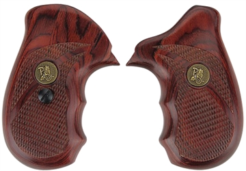Picture of Pachmayr Renegade Grip Checkered Rosewood Laminate with Finger Grooves for S&W N Frame 63040