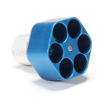 Picture of Pachmayr Competition Speedloader Made of Aluminum with Blue Finish for S&W N Frame Holds up to 6rds 02655