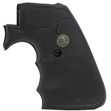Picture of Pachmayr Decelerator Grip Checkered Black Rubber with Finger Grooves for Ruger Super Blackhawk 05134