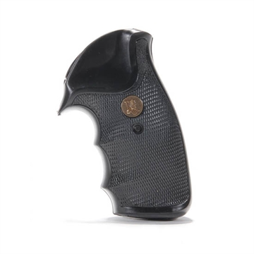 Picture of Pachmayr Gripper Grip Checkered Black Rubber with Finger Grooves for Ruger Security-Six 03175