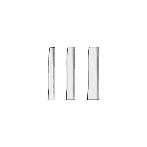 Picture of Pachmayr D750B Decelerator Field Style Recoil Pad Medium Black Basketweave Rubber 1" Thick 01317