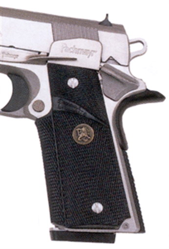 Picture of Pachmayr Signature Grip Wraparound Checkered Black Rubber for 1911, 1911-A1 02921