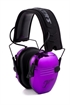 Picture of PACKNHEAT CHROME PLATED ELECTRONIC EAR/EYE PROTECTION DARK PURPLE CHRM-DKPURP-E