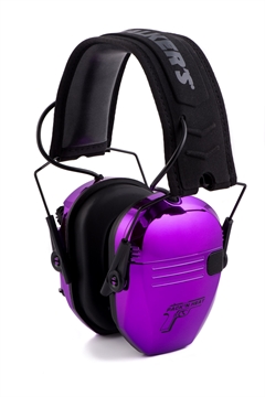 Picture of PACKNHEAT CHROME PLATED ELECTRONIC EAR/EYE PROTECTION DARK PURPLE CHRM-DKPURP-E