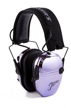 Picture of PACKNHEAT CHROME PLATED ELECTRONIC EAR/EYE PROTECTION LIGHT PURPLE CHRM-LTPURP-E