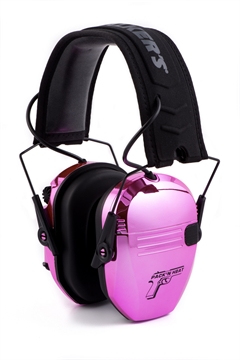 Picture of PACKNHEAT CHROME PLATED ELECTRONIC EAR/EYE PROTECTION PINK CHRM-PINK-E