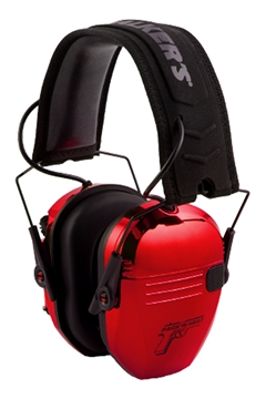 Picture of PACKNHEAT CHROME PLATED ELECTRONIC EAR/EYE PROTECTION RED CHRM-RED-E