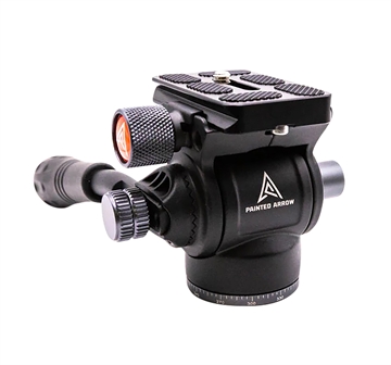 Picture of Painted Arrow Painted Arrow FH-1 Tripod Fluid Head 1/4-20 and 3/8-16 Compatible MAG-FH1 MAGFH1