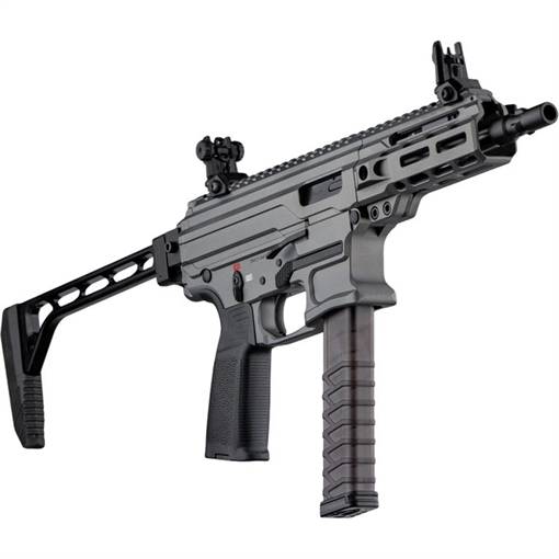 Picture of PANZER ARMS ARP 9 9MM PISTOL 6.5" T.B TACTICAL GRY W/ TRI LUG FU SIGHTS, MLOK RAIL, 15RD/33RD ARP9PCCTG