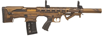 Picture of PANZER ARMS BP12 G2 BULLPUP BLK/BRZ US FLAG 2-5RD, FLIP UP SIGHTS BP12BSBBUSFC