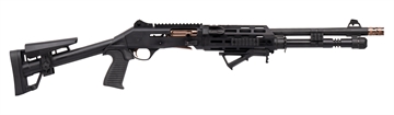 Picture of PANZER ARMS M4 PRO AI TACTICAL 12G 18.5" BBL, BLACK/BRONZE DETAILS PAM4NCBRBTMFSS