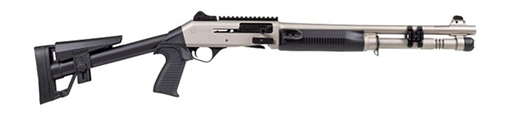 Picture of PANZER ARMS M4 SPEED 12G SHOTGUN 18.5" BBL BLACK FIXED SKELETON STOCK PAMCSBPFSS